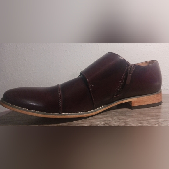 UV Signature Triple Monk Strap Cap Toe Dress Shoes Size 10.5 - Picture 13 of 15